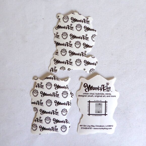 NEW MUNKYKING MONKEY WINDOW STICKER VINYL DECAL LOT OF 3 - Picture 2 of 4